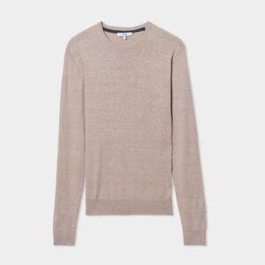 Pull Col Rond Beige Premium